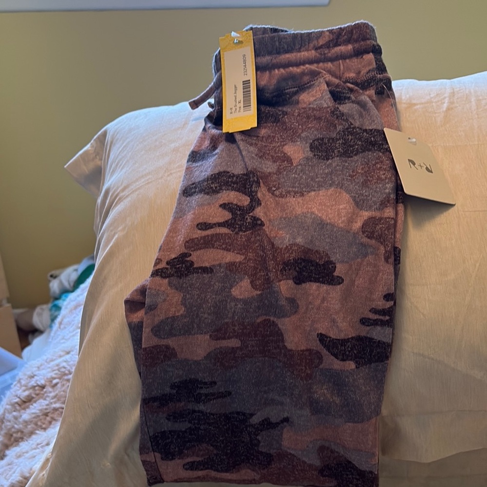 Brown Camouflage Sweatpants Joggers